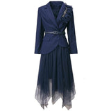 Luxe Jacket and Tulle Skirt Set in colors