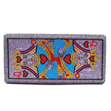 QUEEN OF HEARTS embellished purse