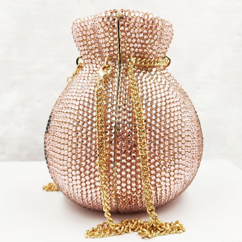 DOLLAR BAG embellished luxurious purse