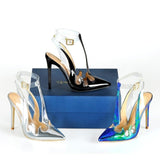 Fierce T-Strap High Heel Sandals in colors