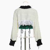 Chic Color Block Knit Top