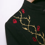 SANTANA Embroidered Midi Dress