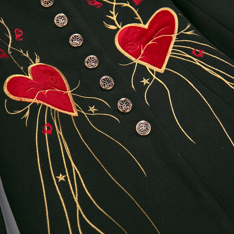SANTANA Embroidered Midi Dress