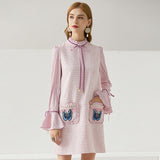 AMELIA Charming Tweed Mini Dress