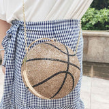 SPORTS BALL embellished purse