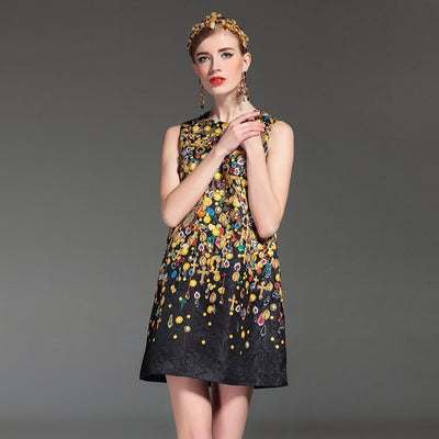 ELIZABETH Embellished Mini Dress