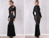 FELICIA Embellished Evening Gown