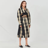Chic Plaid Skirt and Crop Top Set