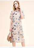 RENATA Floral Print Midi Dress