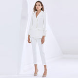 Blazer and Cropped Pant Set