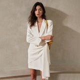 CARISSA Chic Drape Mini Dress