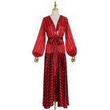 CINDY Vintage Stripes Maxi Dress
