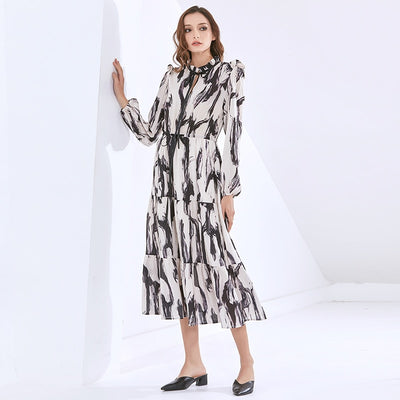 KARA Printed Midi Dress