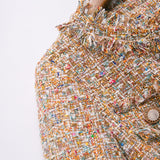 Classy Tweed Mini Dress and Jacket Set