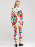 Floral Print Two-piece suit