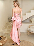 GEORGINA Ruched Mini Party Dress