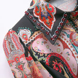 SARA Button Down Belted Vintage Mini Dress