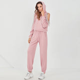 Tasseled Sweatshirt and Jogger Pants Set