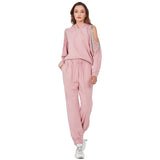 Tasseled Sweatshirt and Jogger Pants Set