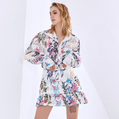 LOIS Belted Mini Dress