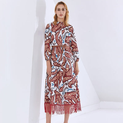 BETTINA Paisley Print Maxi Dress