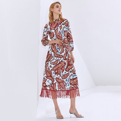 BETTINA Paisley Print Maxi Dress