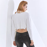 Knit Pullover with Embellished Hem