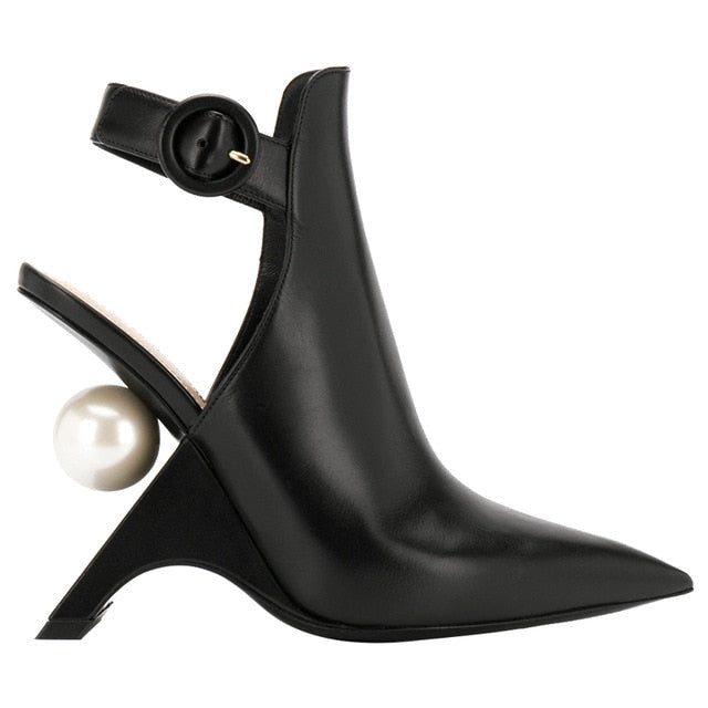 Pearl Heeled Pointed Toes in colors