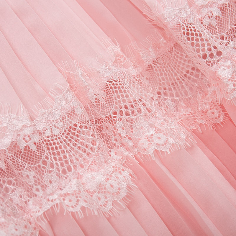 SOFIE Dreamy Pink Midi Dress