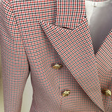 Preppy & Chic Houndstooth Blazer