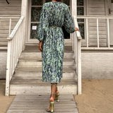 ISHKA Floral Print Midi Dress