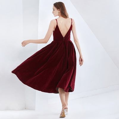 LORINDA Luxe Midi Swing Dress