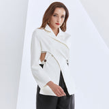 Criscross Cut-out Blazer