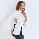 Criscross Cut-out Blazer