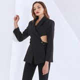 Criscross Cut-out Blazer