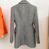 Classy Houndstooth Blazer