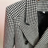 Classy Houndstooth Blazer