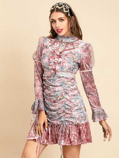 LOUELLA Vintage Luxe Mini Dress