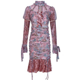 LOUELLA Vintage Luxe Mini Dress