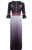 LAURIE Classy Pleats Midi Dress in colors