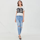 Shirt with Lace Corset