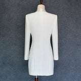 DEVI Double-Breasted Blazer Dress in colors