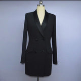 DEVI Double-Breasted Blazer Dress in colors