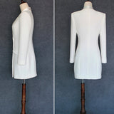 DEVI Double-Breasted Blazer Dress in colors