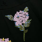 CORDELIA Floral Embellished Midi Dress