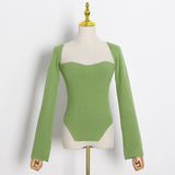 Sweetheart knit tunic in colors