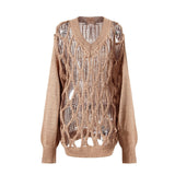 Lacework Pullover Sweater