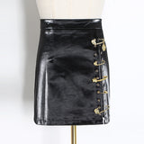 Pins Asymmetrical Skirt in colors