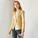 Glam & Golden Double-breasted blazer