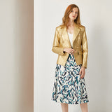 Glam & Golden Double-breasted blazer
